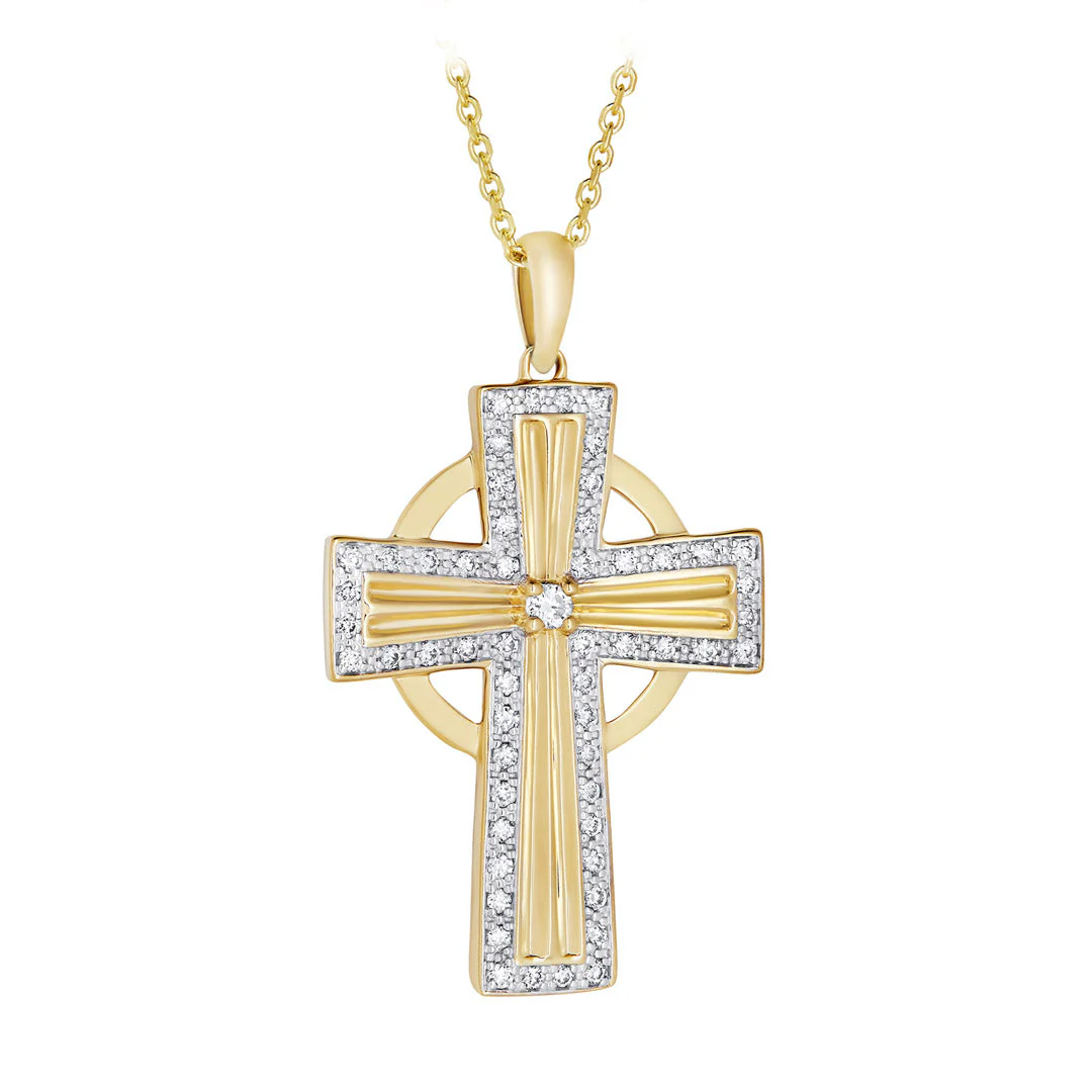 Gold Celtic Crosses